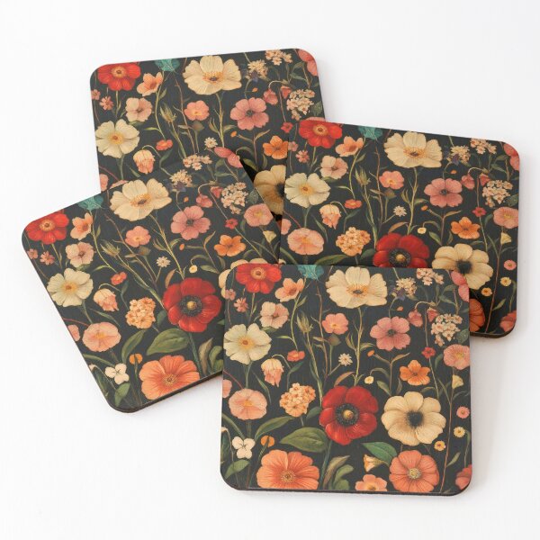 Item preview, Victorian-Style Colorful Fairy Tale Flowers Textured Art  designed and sold by DEC02.
