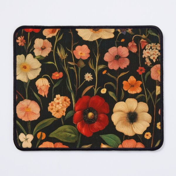 Item preview, Victorian-Style Colorful Fairy Tale Flowers Textured Art designed and sold by DEC02.