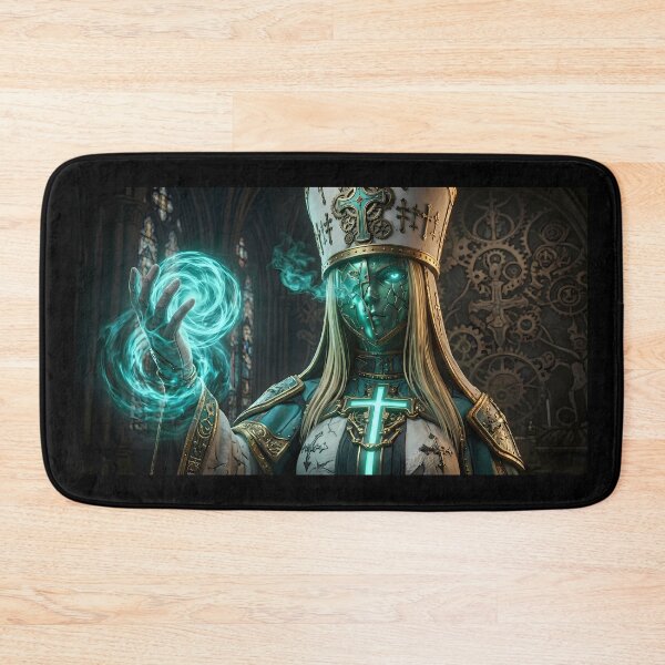 Item preview, White Priestess of the Blue Light designed and sold by GalleryBrisArt.