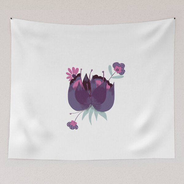 Item preview, Flowers,morado, designed and sold by DGFerredon.