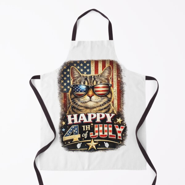 Item preview, Cat Lovers Patriotic america Flag 4th of July designed and sold by QuiteOrbit.