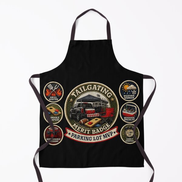 Item preview, Tailgating Merit Badge Parking Lot MVP designed and sold by Bored Imagination .