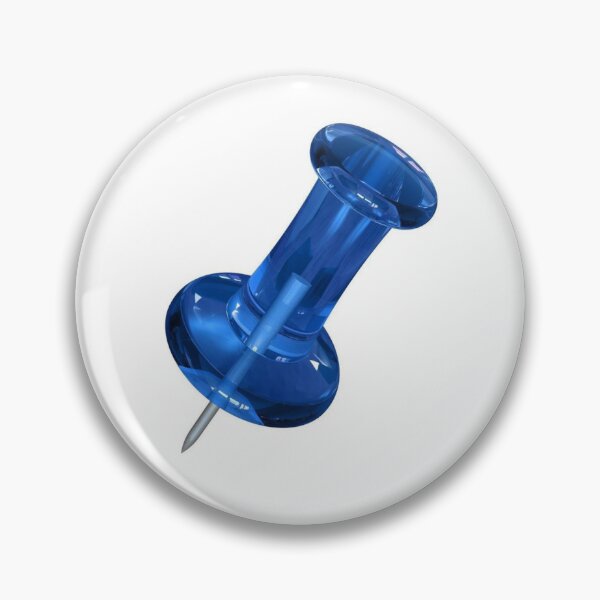 Item preview, Big Blue Thumbtack designed and sold by alleycatt111.