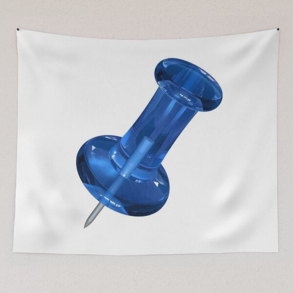 Item preview, Big Blue Thumbtack designed and sold by alleycatt111.