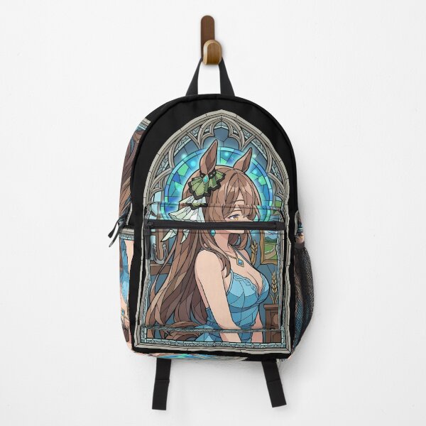 Item preview, Satono Diamond Uma Musume Blue Room Stained Glass Portrait designed and sold by mildaclairmo.