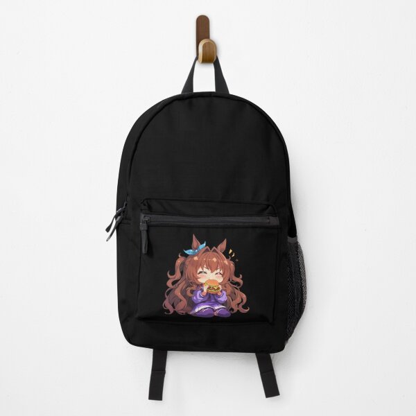 Item preview, Maruzensky Uma Musume Pretty Derby Chibi Kawaii Burger Anime Girl Soft Playful Glow designed and sold by earlobejerk.