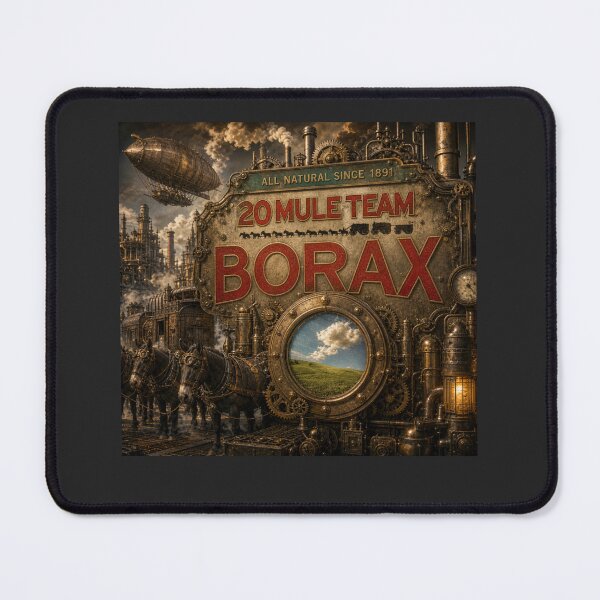 Item preview, 20 MULE TEAM BORAX GONE STEAMPUNK SINCE 1891 designed and sold by V3GFX.