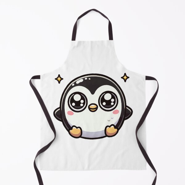 Item preview, Cute Kawaii Penguin Sparkling Eyes Chibi Animal Graphic designed and sold by Vanilla-Girl.