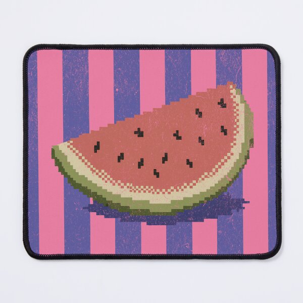 Item preview, Watermelon With Stripes Retro Pixel Graphic Fruit Tee designed and sold by donwillisjrart.
