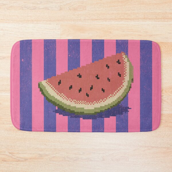 Item preview, Watermelon With Stripes Retro Pixel Graphic Fruit Tee designed and sold by donwillisjrart.