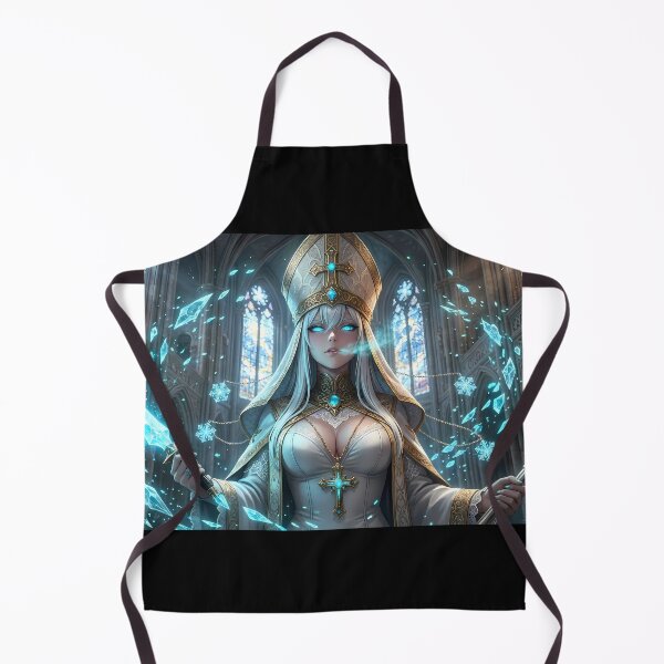 Item preview, White Priestess of the Blue Light designed and sold by GalleryBrisArt.