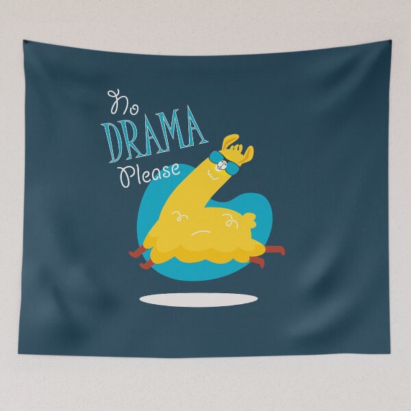 Item preview, Cute Alpaca Lover No Drama Please T-shirt designed and sold by Yasser Attia.