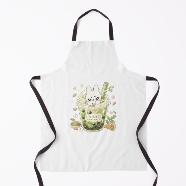 Item preview, Kawaii Matcha Bubble Tea Bunny designed and sold by kokoriiland.