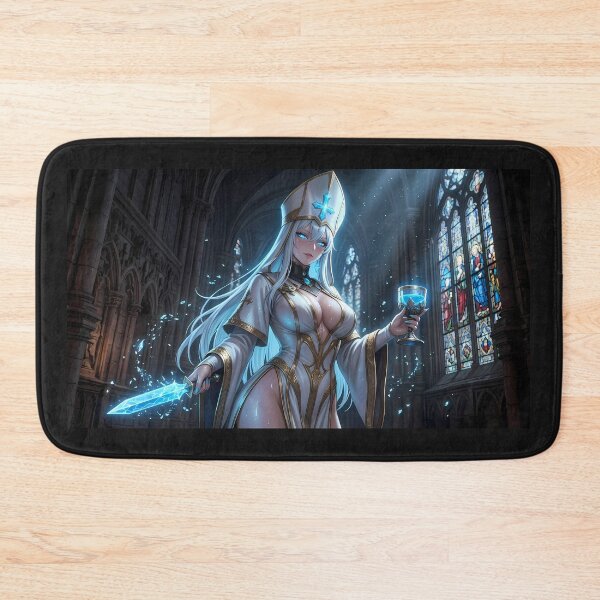 Item preview, White Priestess of the Blue Light designed and sold by GalleryBrisArt.