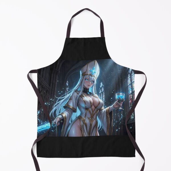Item preview, White Priestess of the Blue Light designed and sold by GalleryBrisArt.