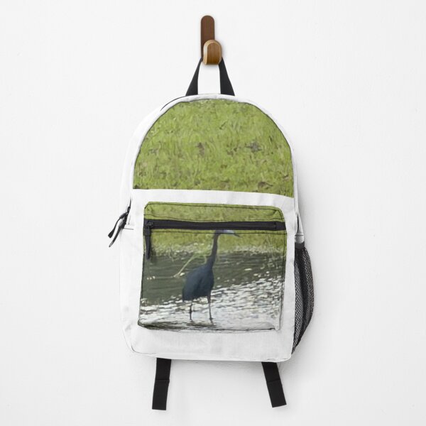 Item preview, Elegant Little Blue Heron Along the Shoreline. designed and sold by Pearls1.