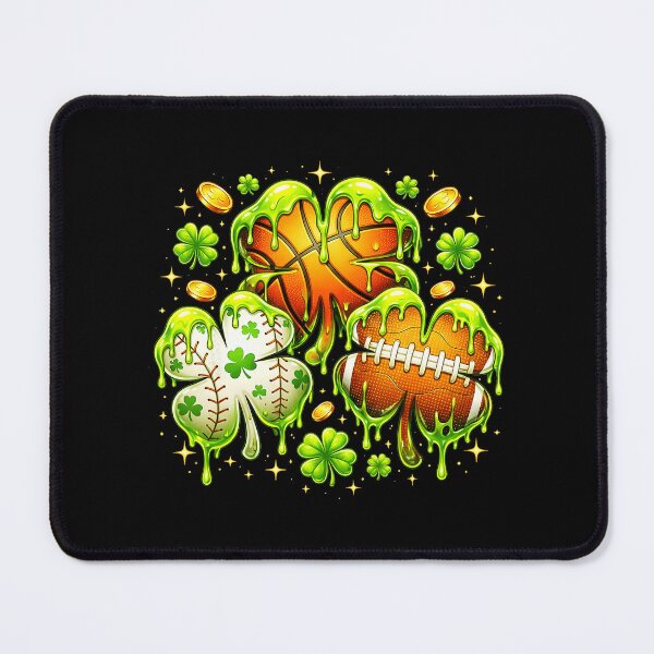 Item preview, Shamrock Sports Balls Drip St Patrick Day Retro designed and sold by allistermariam.