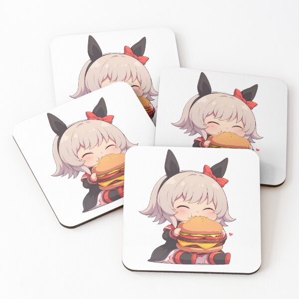 Item preview, Curren Chan Uma Musume Chibi Burger Cute Snack Queen designed and sold by earlobejerk.