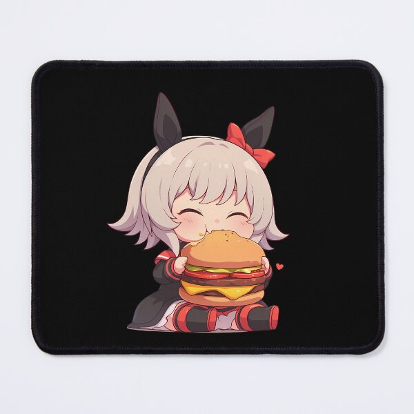 Item preview, Curren Chan Uma Musume Chibi Burger Cute Snack Queen designed and sold by earlobejerk.