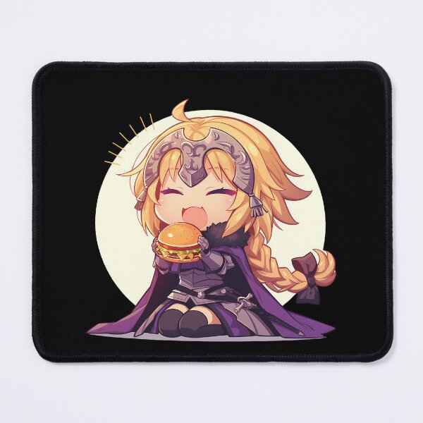 Item preview, Jeanne DArc Fate Grand Order Chibi Burger Knight Smile designed and sold by earlobejerk.