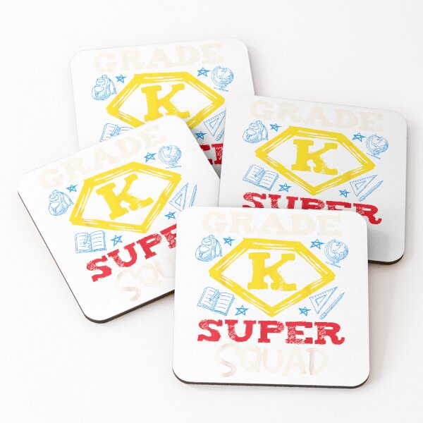 Item preview, Grade K Super Squad Superhero Kindergarten Teacher Team T-Shirt designed and sold by kevincuellar.
