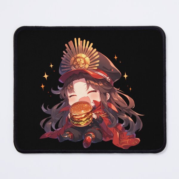 Item preview, Nobunaga Oda Fate Grand Order Chibi Kawaii Burger Anime Girl Vibrant Feast designed and sold by earlobejerk.