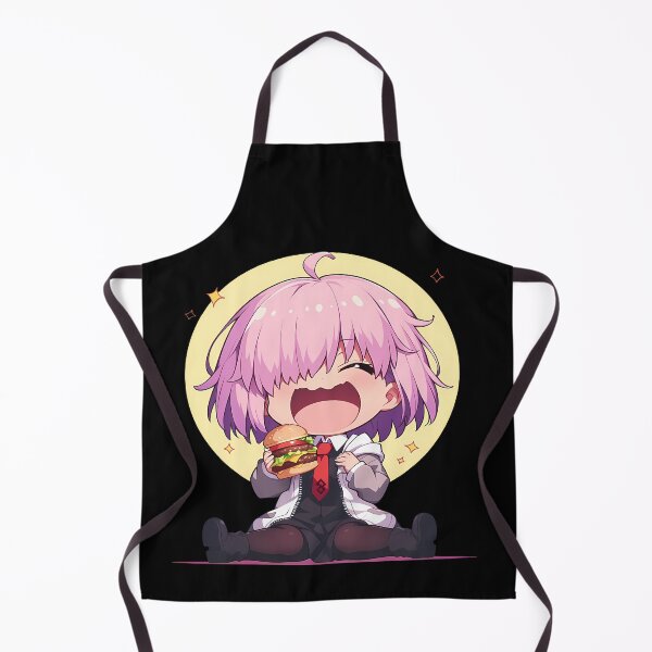 Item preview, Shielder Mash Kyrielight Fate Grand Order Chibi Kawaii Burger Pastel Anime Girl designed and sold by earlobejerk.