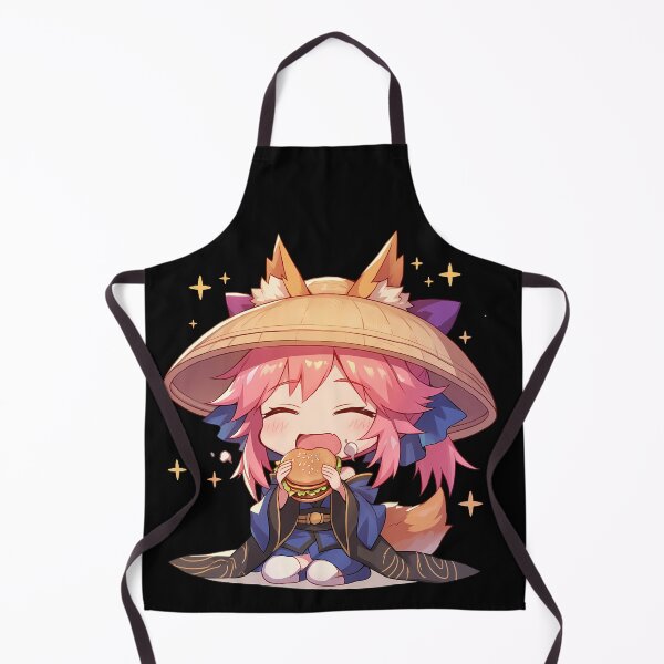 Item preview, No Caster Tamamo No Mae Fate Grand Order Chibi Kawaii Burger Fox Pastel Anime Girl designed and sold by earlobejerk.