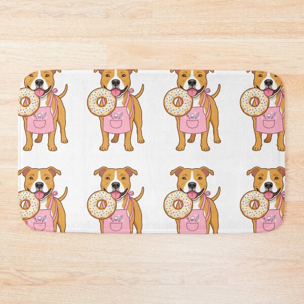 Item preview, Pitbull Donut Shop Pastry Bakery Cute Dog designed and sold by PictoVibe.