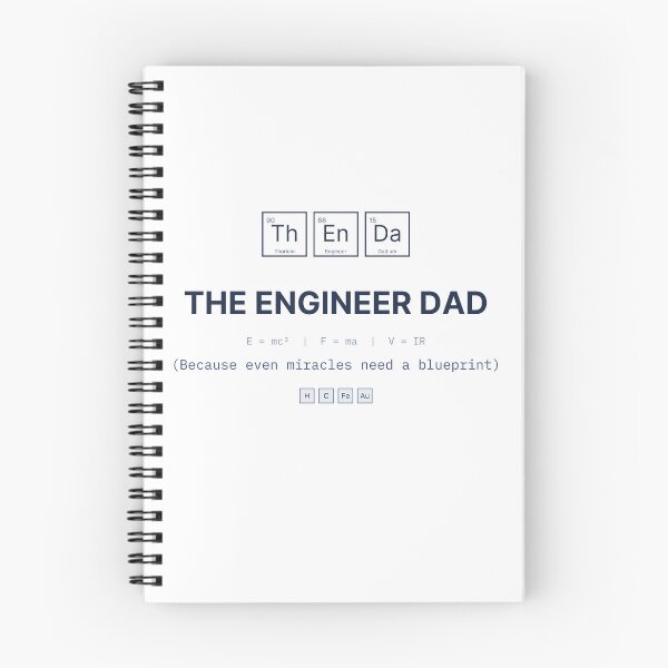 Item preview, The Engineer Dad Funny Mechanical Engineering Blueprint designed and sold by ceyhunfd.