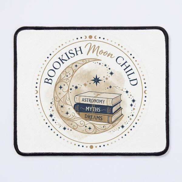Item preview, Bookish Moon Child Celestial designed and sold by CodeDragon Designs.