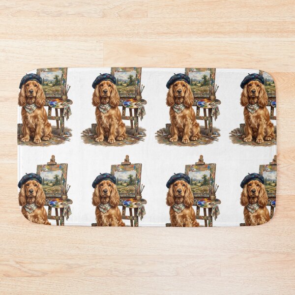 Item preview, Cocker Spaniel Atelier Artist Beret Fine Art Dog designed and sold by PictoVibe.