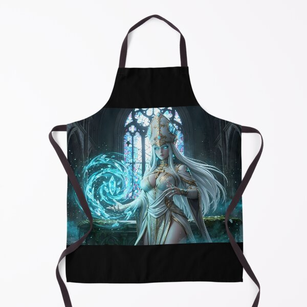Item preview, White Priestess of the Blue Light designed and sold by GalleryBrisArt.