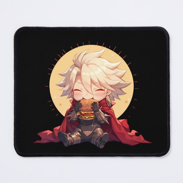 Item preview, Karna Red Lancer Fate Grand Order Chibi Burger Glow designed and sold by earlobejerk.