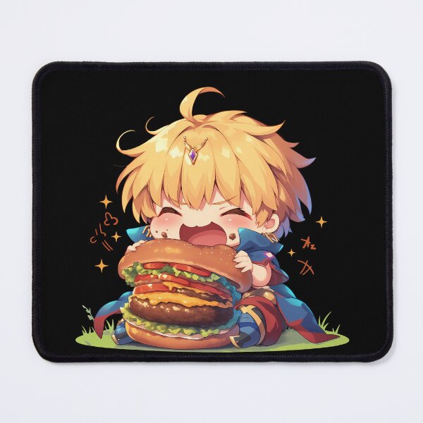 Item preview, Gilgamesh Fate Grand Order Chibi Burger King designed and sold by earlobejerk.