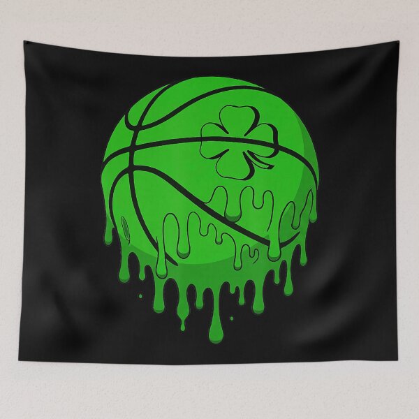 Item preview, Lucky Shamrock Basketball Green Drip St Patricks Day Style designed and sold by allistermariam.