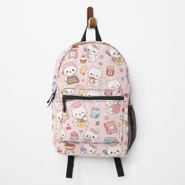 Item preview, Sweet Bakery Cat Kawaii Pattern designed and sold by Soft Berry Studio.