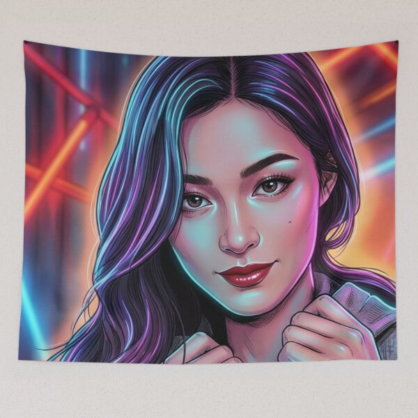 Item preview, Just Casual Neon GL Series Lgbtq+ WLW Decor Poster Print Art Comic Saying  designed and sold by Mind Space.