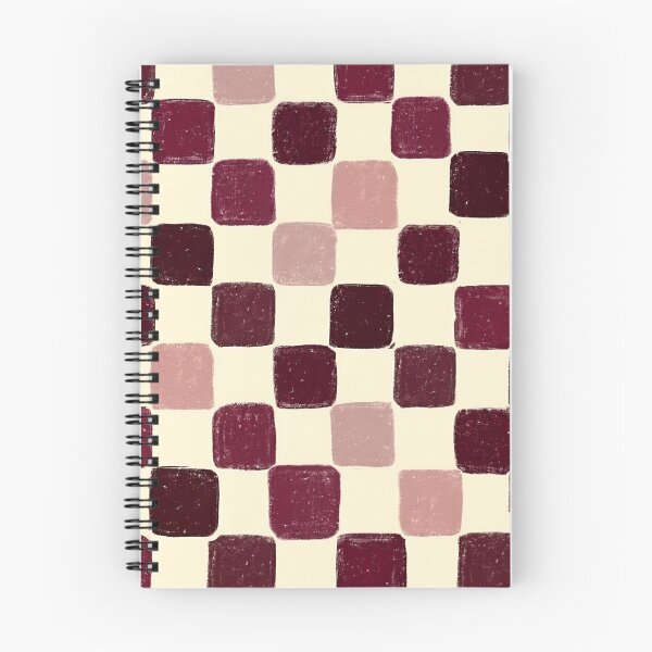 Item preview, Burgundy Retro Chic Glamour Checkered Pattern Aesthetic designed and sold by TellUsTheStory.