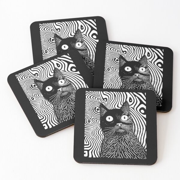 Item preview, Trippy Cat Psychedelic  designed and sold by Hedoraxe.