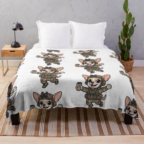 Item preview, Tactical Chihuahua Soldier Coffee Cartoon designed and sold by AusWarfighters.