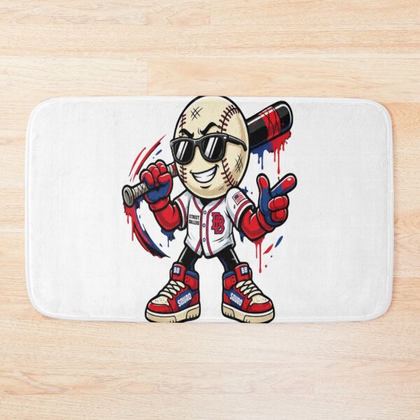 Item preview, Red‑White‑Blue Baseball Rebel designed and sold by Mindful56.