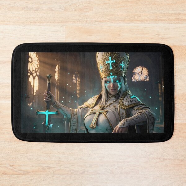 Item preview, White Priestess of the Blue Light designed and sold by GalleryBrisArt.