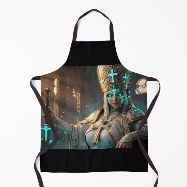 Item preview, White Priestess of the Blue Light designed and sold by GalleryBrisArt.