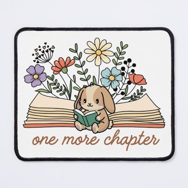 Item preview, Kawaii Bunny Reading One More Chapter designed and sold by thebest-2studio.