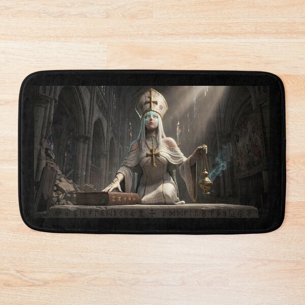 Item preview, White Priestess of the Blue Light designed and sold by GalleryBrisArt.