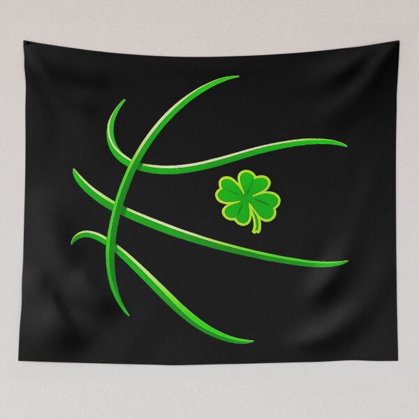 Item preview, St Patricks Day Shamrock Basketball Neon Lucky Sports designed and sold by allistermariam.