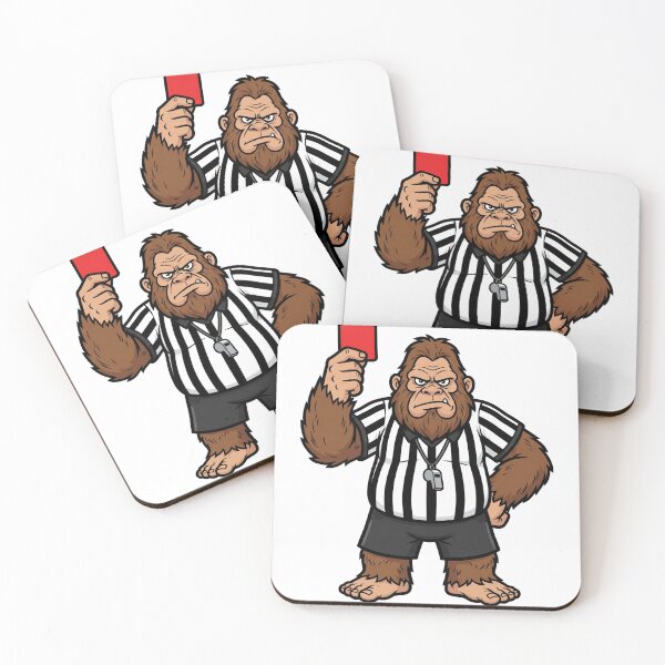 Item preview, Bigfoot Referee Red Card designed and sold by Roy & Tiffany.