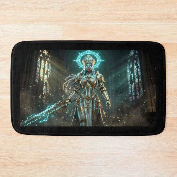 Item preview, White Priestess of the Blue Light designed and sold by GalleryBrisArt.