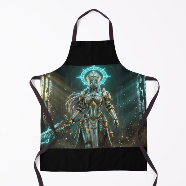 Item preview, White Priestess of the Blue Light designed and sold by GalleryBrisArt.